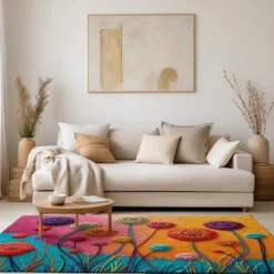 Deadlion Quilting Area Rug Kitchen Mat Non-Slip Oil Proof Floor Mat Livingroom Rug Indoor Outdoor Mat Bedroom Decor Bathroom Mat Entrance Rug Door Mat