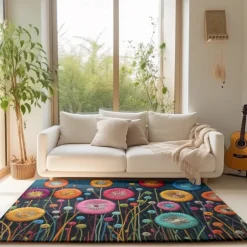 Deadlion Quilting Area Rug Kitchen Mat Non-Slip Oil Proof Floor Mat Livingroom Rug Indoor Outdoor Mat Bedroom Decor Bathroom Mat Entrance Rug Door Mat