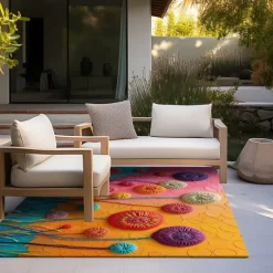 Deadlion Quilting Area Rug Kitchen Mat Non-Slip Oil Proof Floor Mat Livingroom Rug Indoor Outdoor Mat Bedroom Decor Bathroom Mat Entrance Rug Door Mat