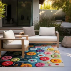 Deadlion Quilting Area Rug Kitchen Mat Non-Slip Oil Proof Floor Mat Livingroom Rug Indoor Outdoor Mat Bedroom Decor Bathroom Mat Entrance Rug Door Mat