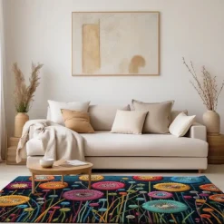 Deadlion Quilting Area Rug Kitchen Mat Non-Slip Oil Proof Floor Mat Livingroom Rug Indoor Outdoor Mat Bedroom Decor Bathroom Mat Entrance Rug Door Mat