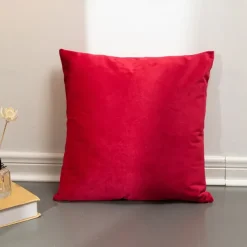 Decorative Toss Pillows Fall Throw Pillow Covers Cushion Cover Modern Simple Thick Dutch Velvet Solid Color Sofa Living Room Bed Room 1PC Pink Blue Sage Green Purple