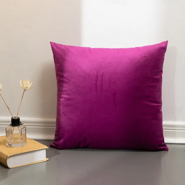 Decorative Toss Pillows Fall Throw Pillow Covers Cushion Cover Modern Simple Thick Dutch Velvet Solid Color Sofa Living Room Bed Room 1PC Pink Blue Sage Green Purple