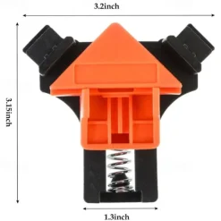 90Degree Right Angle Clamp Set Picture Frame Corner Clips Mate Woodworking Hand Tools Fixing Clip Positioning Tool Kit