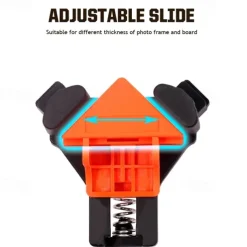 90Degree Right Angle Clamp Set Picture Frame Corner Clips Mate Woodworking Hand Tools Fixing Clip Positioning Tool Kit