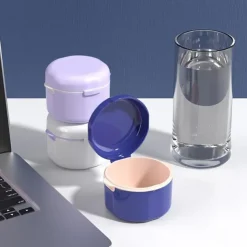 Denture Case, Denture Box, Retainer Holder Box, Denture Storage Case