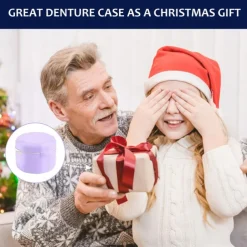 Denture Case, Denture Box, Retainer Holder Box, Denture Storage Case