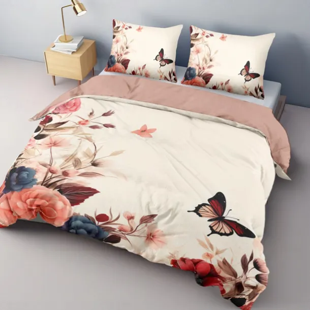 Designer Floral Pattern Duvet Cover Set Comforter Set 3-Piece Luxury Weighted Cotton Bedding Set Home Decor Gift King Queen Duvet Cover