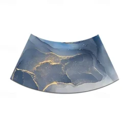 Diatomaceous Earth Bath Mat Non-slip Arcute Marble Pattern Super Absorbent Toilet Door Quick-Drying Foot Mat Entry Door Mat Non-Slip Mat