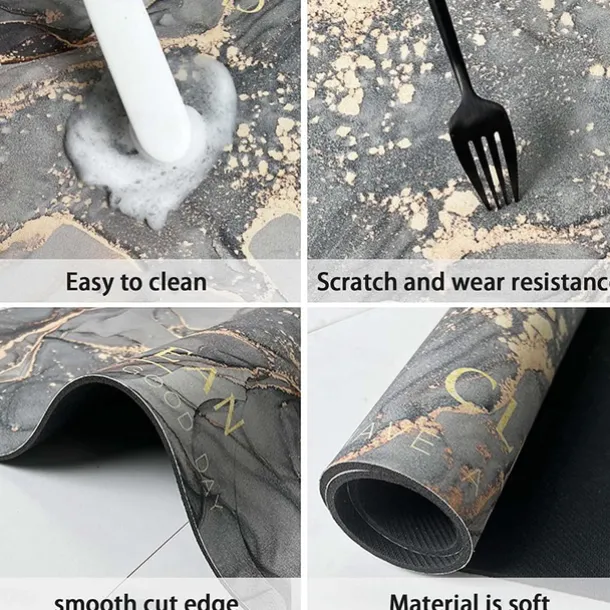 Diatomaceous Earth Bath Mat 3D Seaworld Super Absorbent Bathroom Rug Door Mat New Design