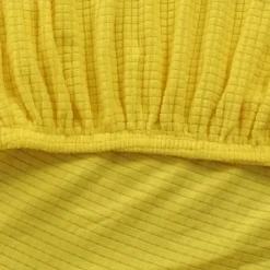 Dining Chair Cover Burgundy Farmhouse Stretch Chair Seat Slipcover Spandex Washable Cover Kitchen Protector for Dining Room Wedding Ceremony Durable