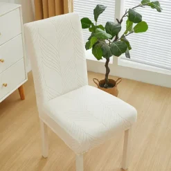 Dining Chair Cover for Home Polar Fleece Fabric Chair Cover Stretch Slipcovers Seat Chair Covers