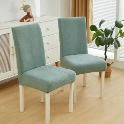 Dining Chair Cover for Home Polar Fleece Fabric Chair Cover Stretch Slipcovers Seat Chair Covers