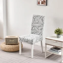 Dining chair Cover For Home Polar Fleece Fabric Chair Cover Stretch Slipcovers Seat Chair Covers