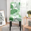 Dining Chair Cover High Back Dining Chair Cover Stool Chair Cover Geometric Printed Polyester Slipcovers