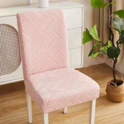 Dining Chair Cover High Back Dining Chair Cover Elegant and Protective Design Soft and Stretchable Fabric Shields Chairs from Spills and Stains - Perfect for Home and Restaurant Use