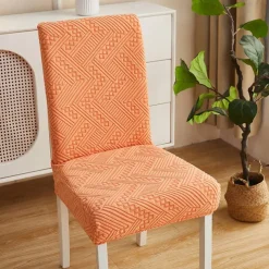 Dining Chair Cover High Back Dining Chair Cover Elegant and Protective Design Soft and Stretchable Fabric Shields Chairs from Spills and Stains - Perfect for Home and Restaurant Use