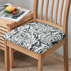 Dining Chair Cover Stretch Chair Seat Slipcover Elastic Chair Protector For Dinning Party Hotel Wedding Soft Removable Washable