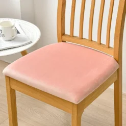 Dining Chair Cover Stretch Chair Seat Slipcover Elastic Chair Protector For Dinning Party Hotel Wedding Soft Removable Washable