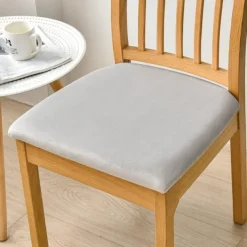 Dining Chair Cover Stretch Chair Seat Slipcover Elastic Chair Protector For Dinning Party Hotel Wedding Soft Removable Washable