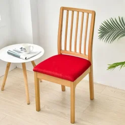 Dining Chair Cover Stretch Chair Seat Slipcover Elastic Chair Protector For Dinning Party Hotel Wedding Soft Removable Washable