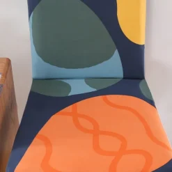 Dining Chair Cover Stretch Chair Seat Slipcover Elastic Chair Protector For Dining Party Hotel Wedding Soft Washable