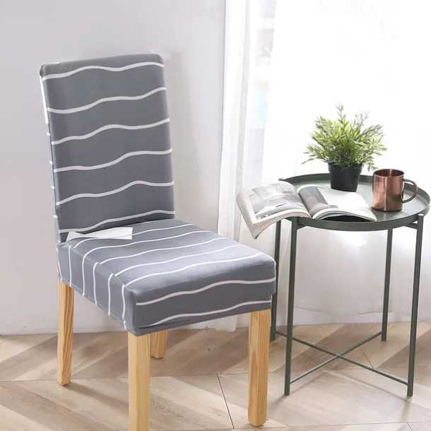 Dining Chair Cover Stretch Chair Seat Slipcover Soft Floral Flower Pattern Durable Washable Furniture Protector For Dining Room Party