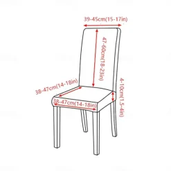 Dining Chair Cover Stretch Chair Seat Slipcover Velvet Soft Plain Solid Color Durable Washable Furniture Protector For Dining Room Party