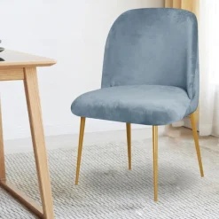 Dining Chair Cover Stretch Velvet Upholstered Side Dining Chair Cover Slipcover Burgundy Red Curved Back Mid Century Accent Dining Chair Covers for Kitchen Living Room