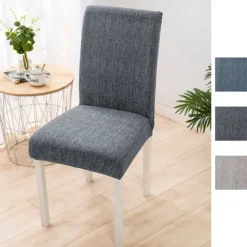 Dining Chair Cover Stretch Chair Seat Slipcover Spandex with Elastic Bottom Protector for Dining Room Wedding Ceremony Durable Washable