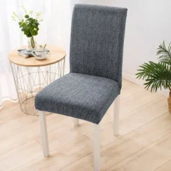 Dining Chair Cover Stretch Chair Seat Slipcover Spandex with Elastic Bottom Protector for Dining Room Wedding Ceremony Durable Washable