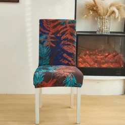 Dining Chair Cover Super Fit Stretch Removable Washable Short Dining Chair Protector Cover Seat Slipcover for Hotel Dining Room Ceremony Banquet Wedding Party