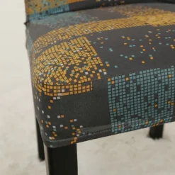 Dining Chair Cover Super Fit Stretch Removable Washable Short Dining Chair Protector Cover Seat Slipcover for Hotel Dining Room Ceremony Banquet Wedding Party