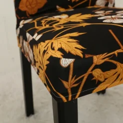 Dining Chair Cover Super Fit Stretch Removable Washable Short Dining Chair Protector Cover Seat Slipcover for Hotel Dining Room Ceremony Banquet Wedding Party