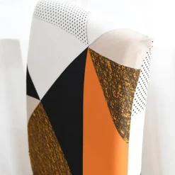 Dining Chair Cover Super Fit Stretch Removable Washable Short Dining Chair Protector Cover Seat Slipcover for Hotel Dining Room Ceremony Banquet Wedding Party