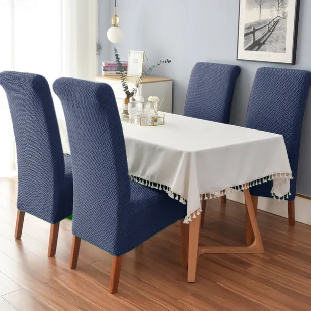 Dining Chair Covers, Stretch Chair Cover Black Green Spandex Jacquard Burgundy Red High back Chair Protector Covers Seat Slipcover with Elastic Band for Dining Room,Wedding, Ceremony, Banquet