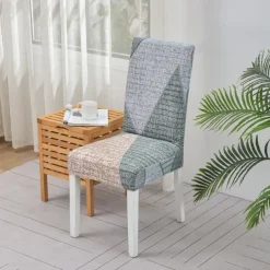 Dining Chair Protect Cover Super Fit Stretch High Back Dining Chair Cover Minimalism for Hotel Dining Room Ceremony Banquet Wedding Party