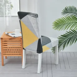 Dining Chair Protect Cover Super Fit Stretch High Back Dining Chair Cover Minimalism for Hotel Dining Room Ceremony Banquet Wedding Party