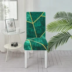 Dining Chair Protect Cover Super Fit Stretch High Back Dining Chair Cover Minimalism for Hotel Dining Room Ceremony Banquet Wedding Party