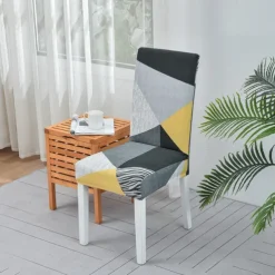 Dining Chair Protect Cover Super Fit Stretch High Back Dining Chair Cover Minimalism for Hotel Dining Room Ceremony Banquet Wedding Party