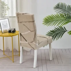 Dining Chair Protect Cover Super Fit Stretch High Back Dining Chair Cover Minimalism for Hotel Dining Room Ceremony Banquet Wedding Party