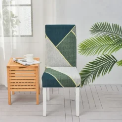 Dining Chair Protect Cover Super Fit Stretch High Back Dining Chair Cover Minimalism for Hotel Dining Room Ceremony Banquet Wedding Party
