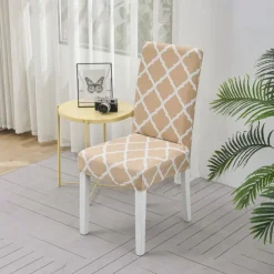 Dining Chair Protect Cover Super Fit Stretch High Back Dining Chair Cover Minimalism for Hotel Dining Room Ceremony Banquet Wedding Party