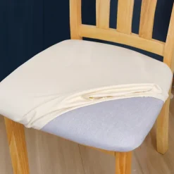 Dining Chair Seat Covers Waterproof Seat Slipcover PU leather Seat Covers Chairs Removable Chair Seat Cushion Cover