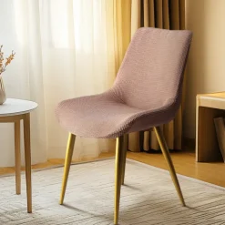 Dining Chair Slipcover Stretch Chair Seat Cover for Dining Room Chair Protectors Covers Dining, Soft Thick Washable