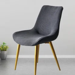 Dining Chair Slipcover Stretch Chair Seat Cover for Dining Room Chair Protectors Covers Dining, Soft Thick Washable