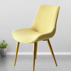 Dining Chair Slipcover Stretch Chair Seat Cover for Dining Room Chair Protectors Covers Dining, Soft Thick Washable