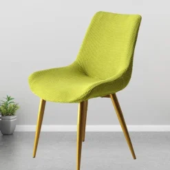 Dining Chair Slipcover Stretch Chair Seat Cover for Dining Room Chair Protectors Covers Dining, Soft Thick Washable