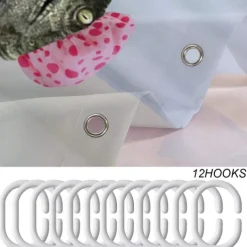 Dinosaur Shower Curtain Set 180cm*180cm(70