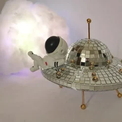 Disco Ball UFO Desktop Decor, Modern Retro Creative Decor, Alien Lovers, For Children And Friends, Room Decoration Desktop Display Decor
